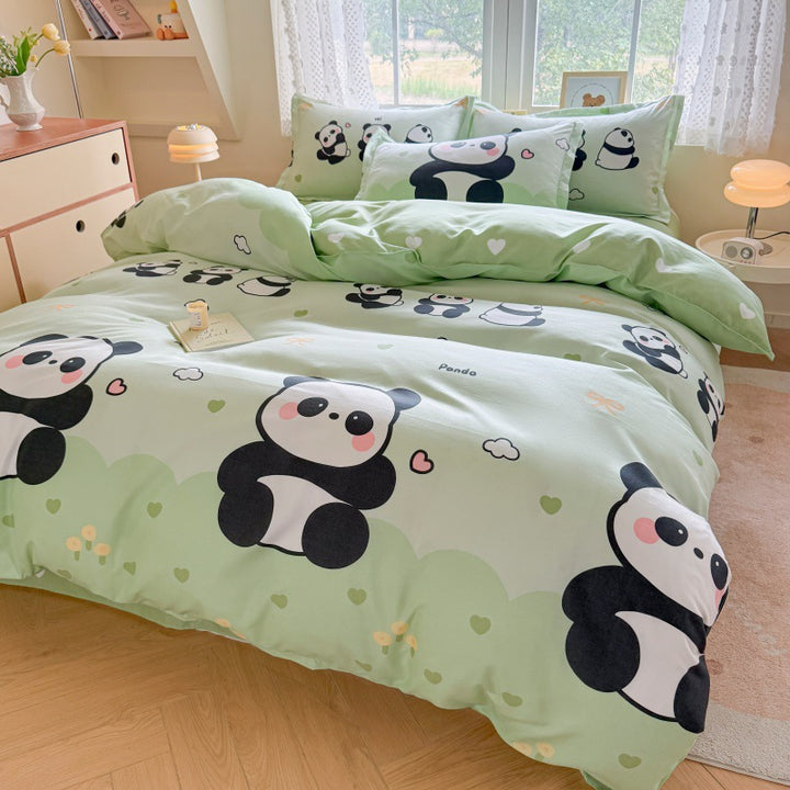 Playful Cartoon Bear Bedding Set