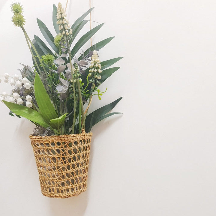 Decorative Woven Hanging Planter