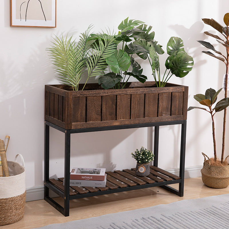 Wooden Planter Stand