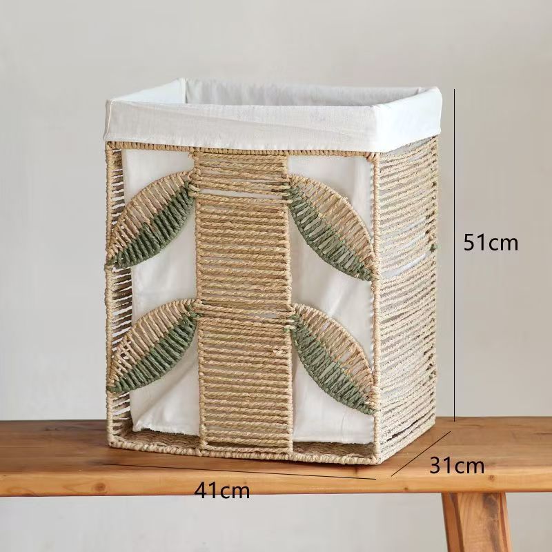 Decorative laundry basket