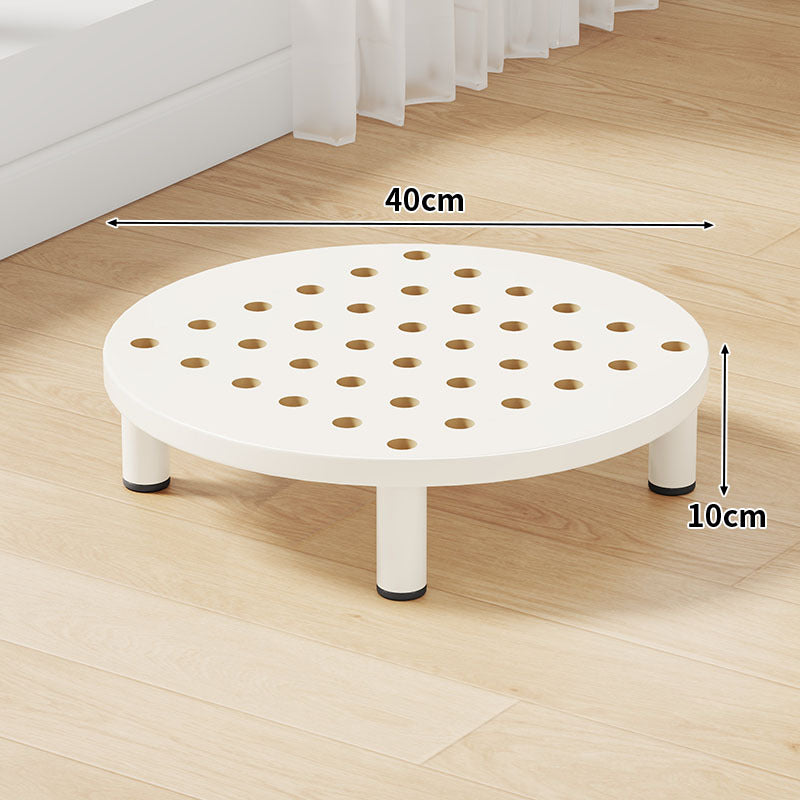 Low-Profile Ventilated Plastic Riser Platform with Anti-Slip Feet