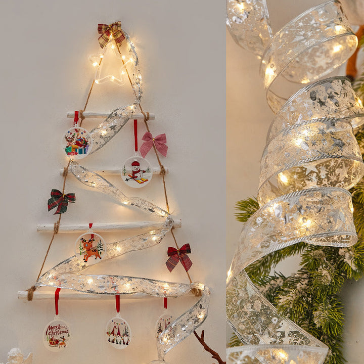 LED Decorative Ribbon with Festive Design