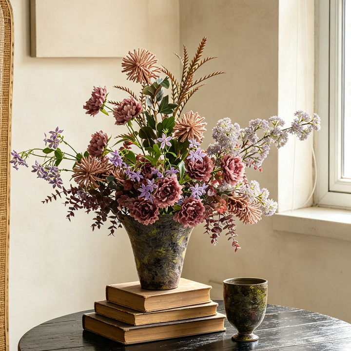 Artistic ceramic flower vase