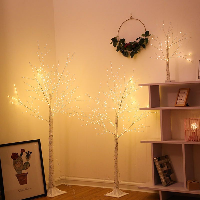 LED Birch Branch Floor Lamp