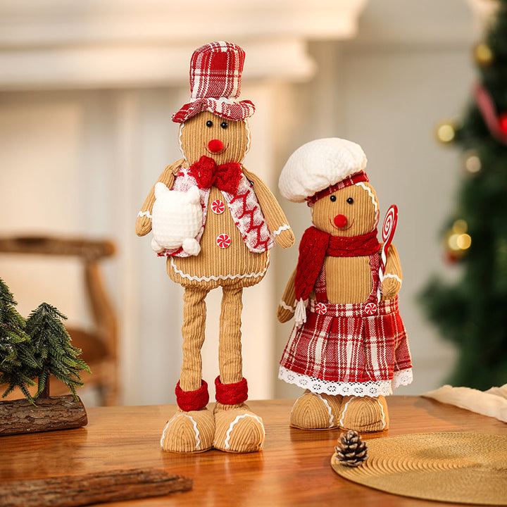Cute Gingerbread Man Decoration Figure