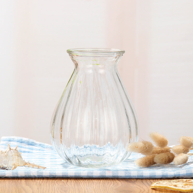 Elegant Curved Glass Vase