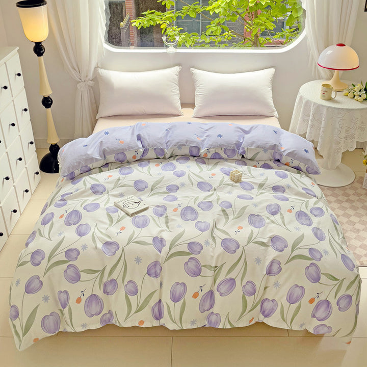 Playful Heart Pattern Duvet Cover Set