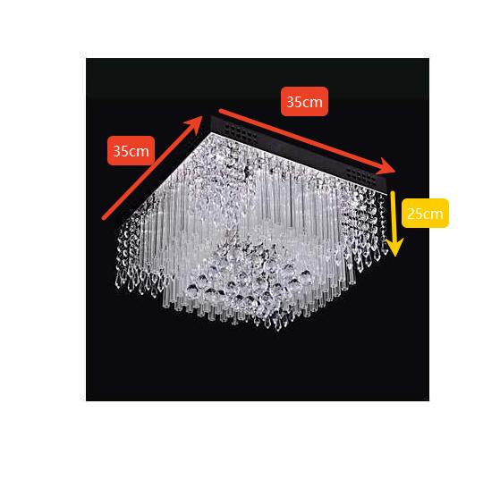 Crystal Layer Chandelier