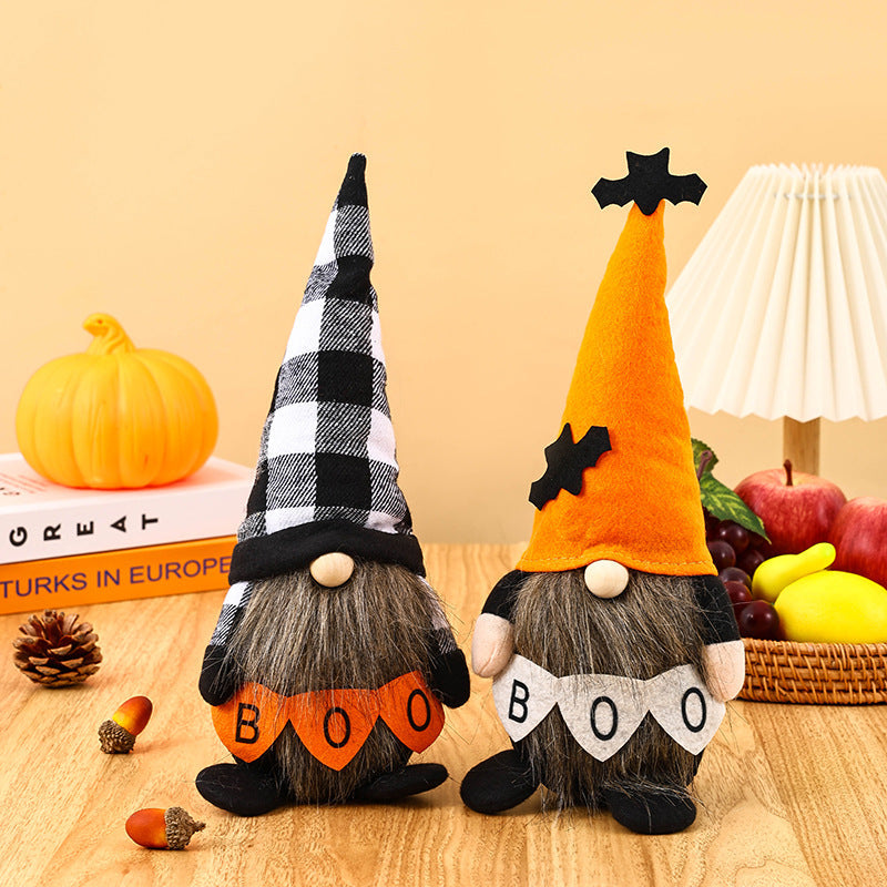 Decorative Halloween Gnome Figure
