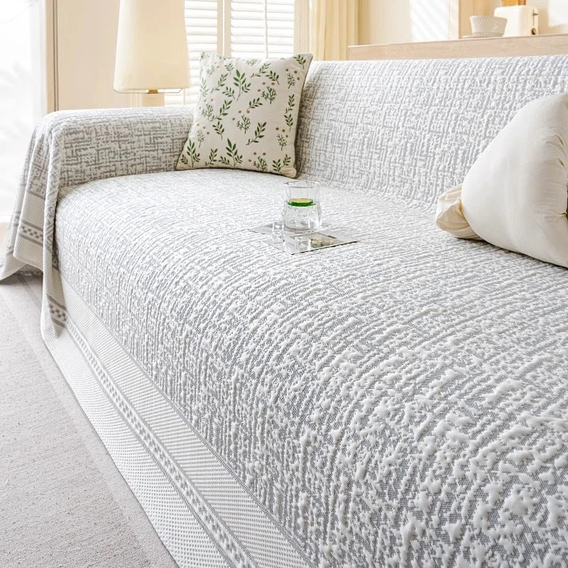 Textured Herringbone Throw Blanket