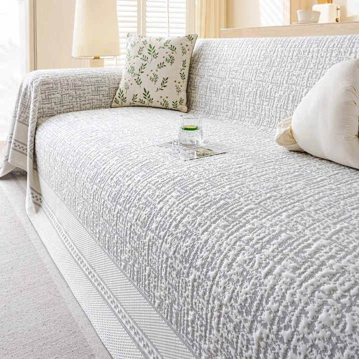 Textured Herringbone Throw Blanket