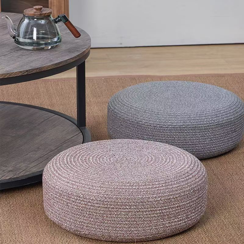 Handcrafted seat pouf