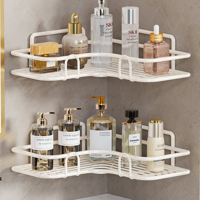Wall-Mounted Corner Rustproof Bathroom Shelf Organizer