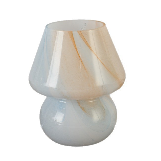 Glass Mosaic Mushroom Table Lamp