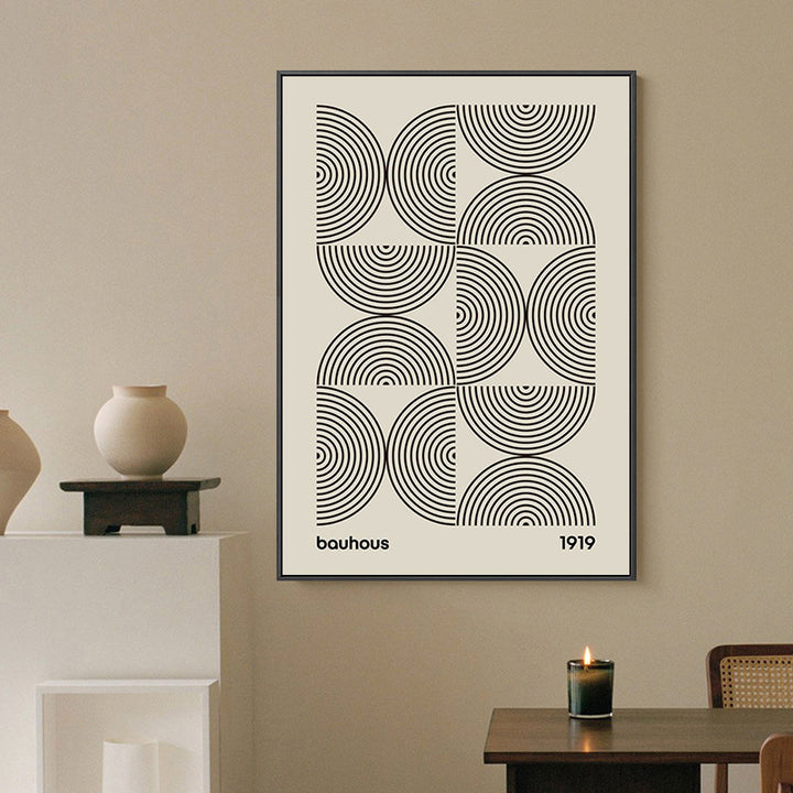 Bauhaus Geometric Wall Art Print