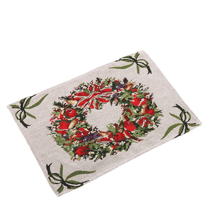 Festive tablecloth with Christmas motifs