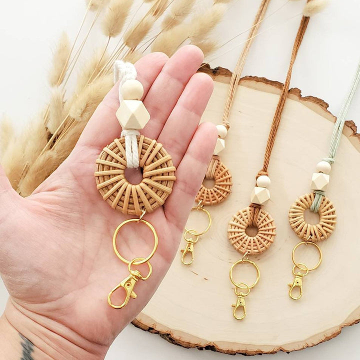 Macrame Keychain Holder