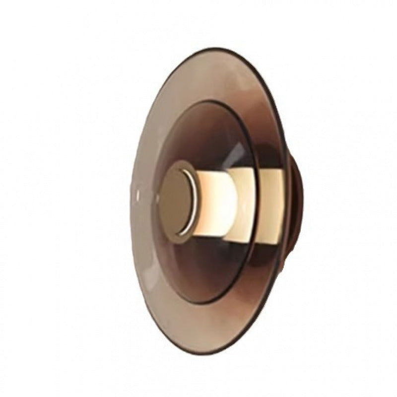 Contemporary glass wall lamp