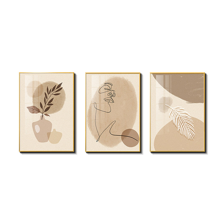 Abstract Line Art Gallery Set