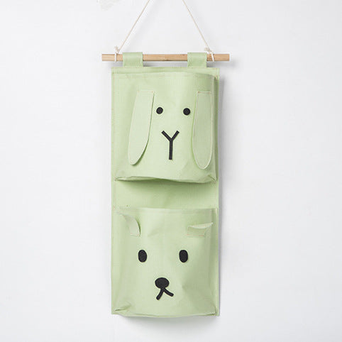 Wall-mounted storage bag