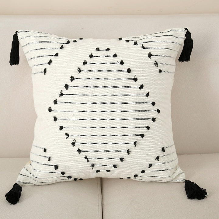 Bohemian Textured Throw Pillow