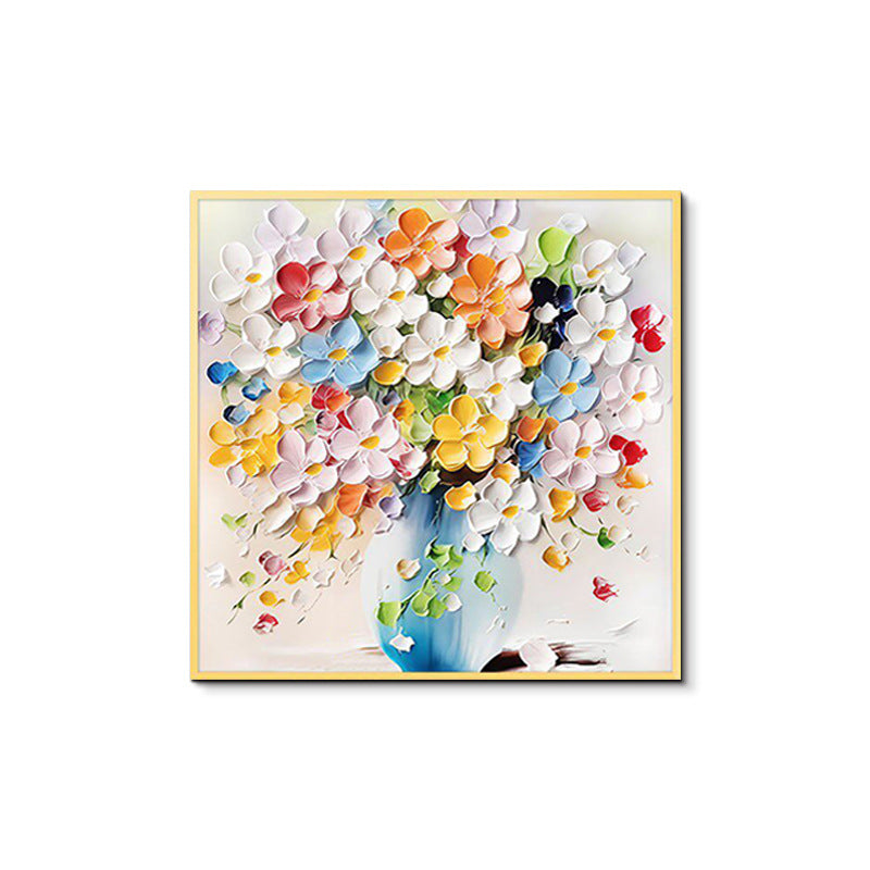 Floral 3D Textured Canvas Wall Art