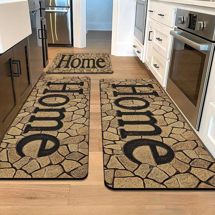 Stone-Inspired Decorative Area Mat