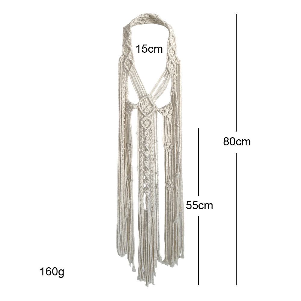 Macrame Decorative Wall Hanging Organizer