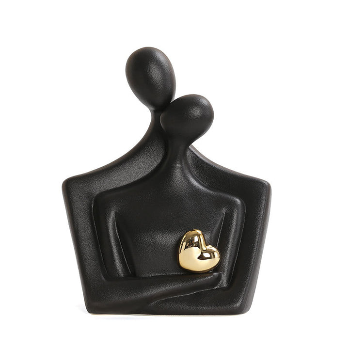 Modern family sculpture