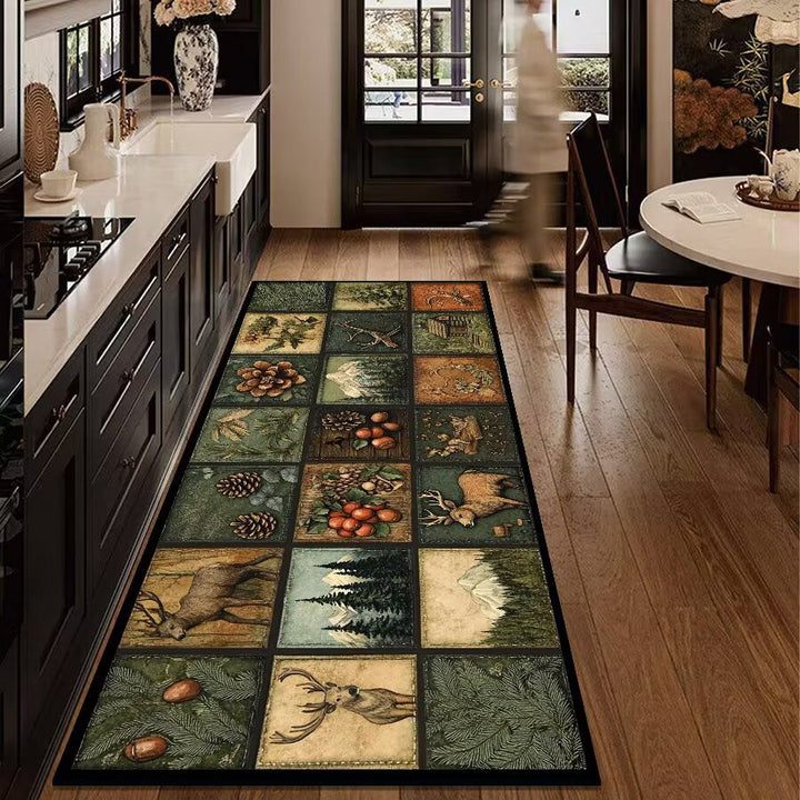 Rustic Outdoor Adventure Area Mat
