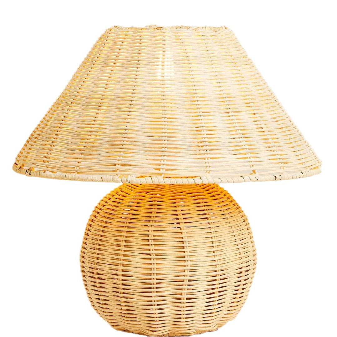 Handcrafted Rattan Table Lamp