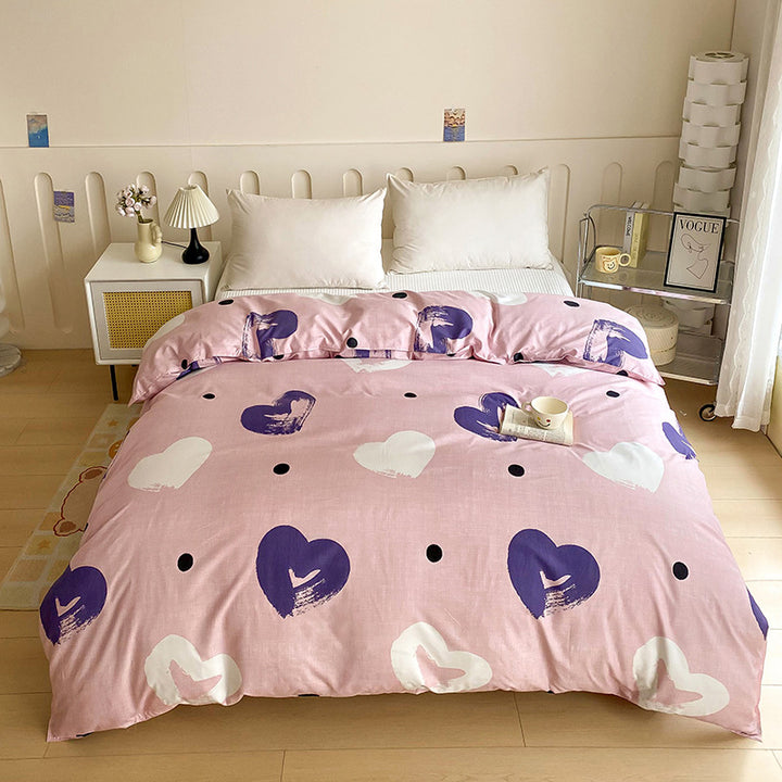 Luxury Floral Print Bedding Set