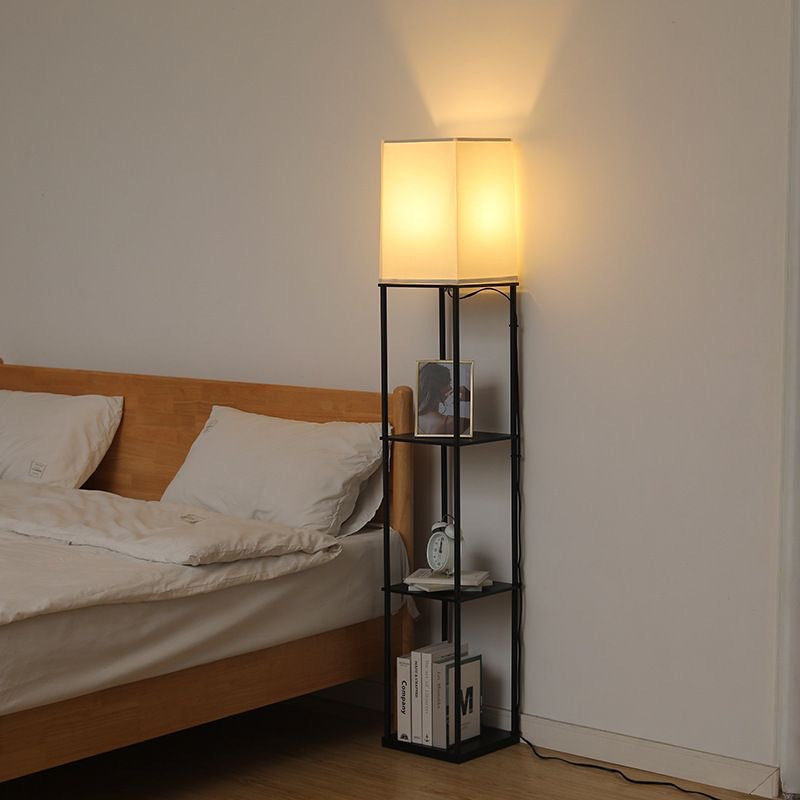 Contemporary shelf floor lamp