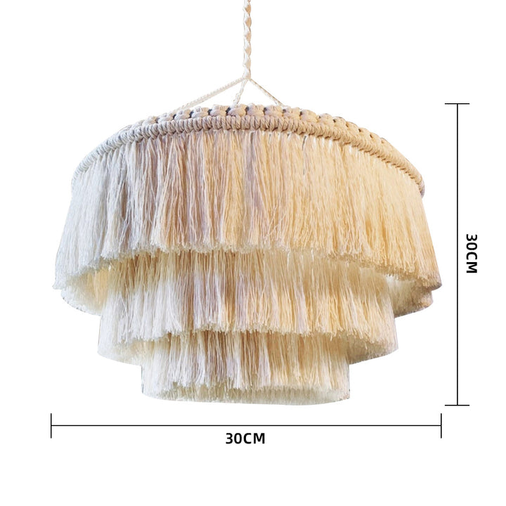 Modern Macramé Pendant Lamp