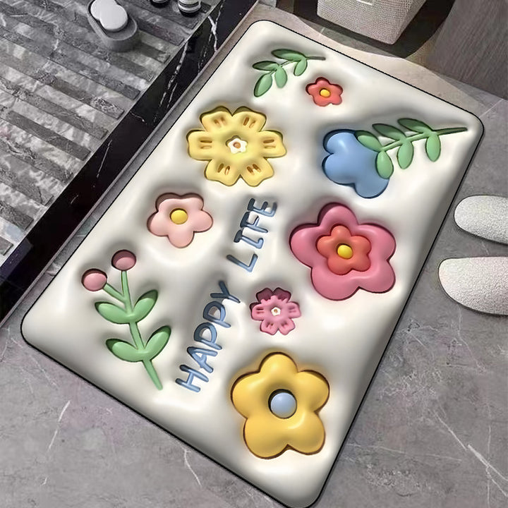 Cute Cartoon Cat Shape Bath Mat