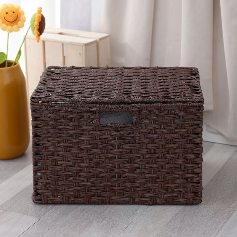 Storage box with braided design