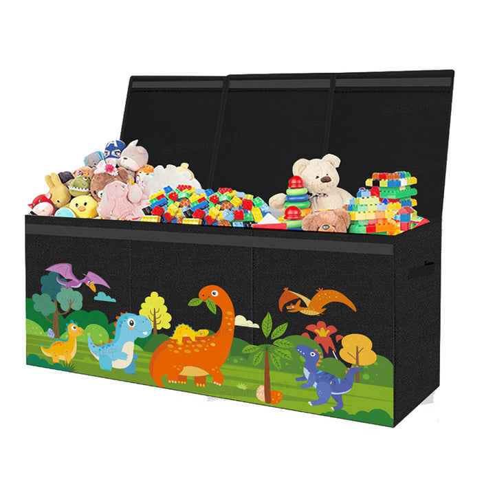 Robust storage chest with removable lid and carrying handles