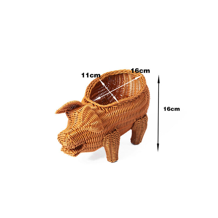 Decorative Wicker Duck