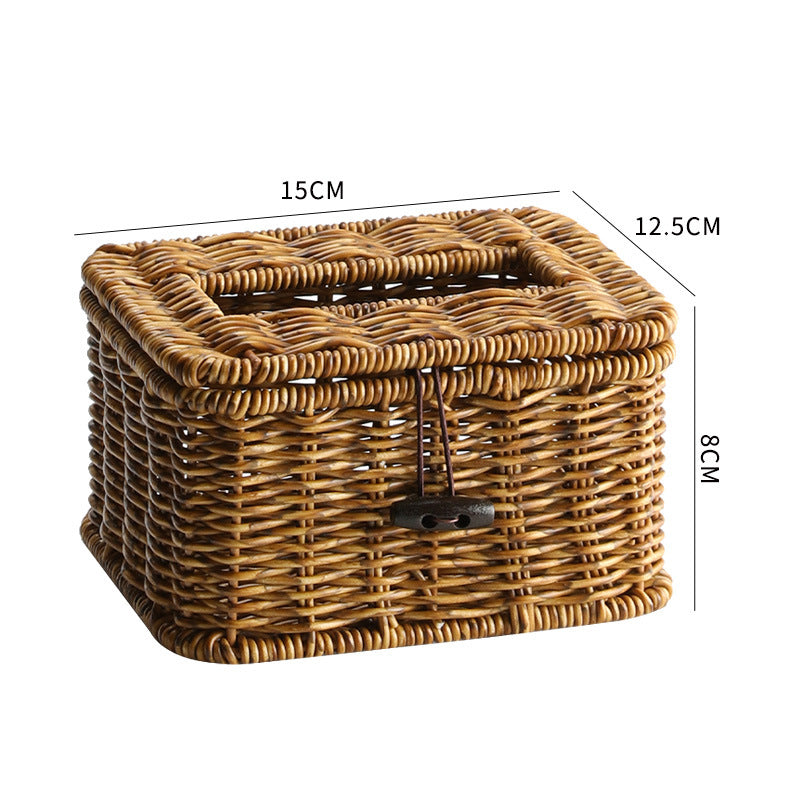 Handcrafted Basket Storage Box
