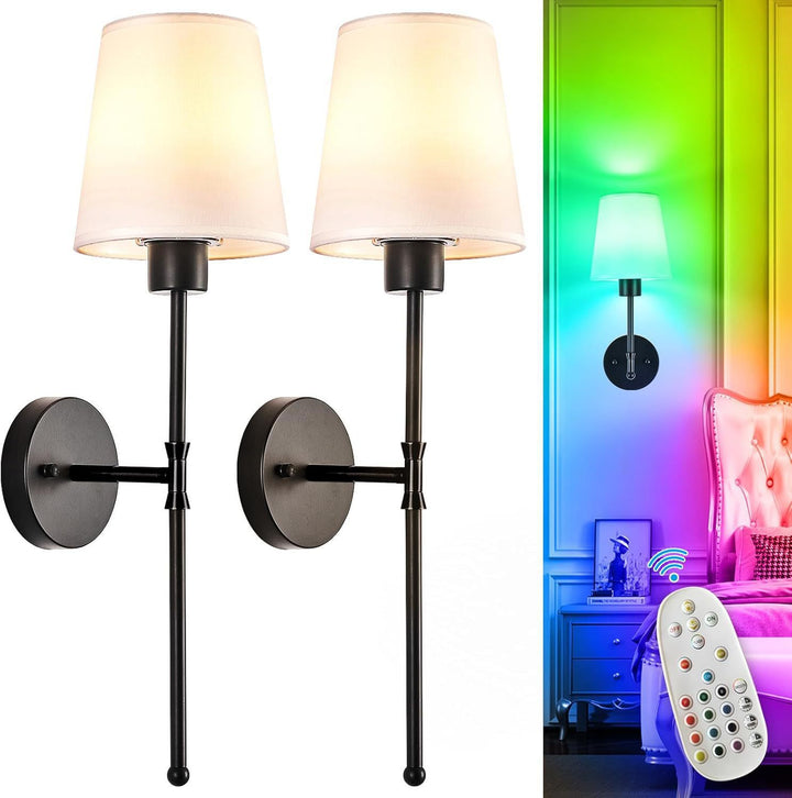 Modern Bluetooth Remote Control Wall Light
