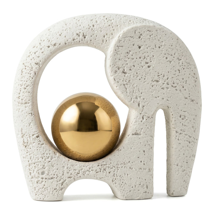 Modern Minimalist Elephant Sculpture