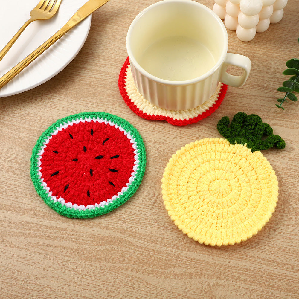 Crochet Fruit Coaster