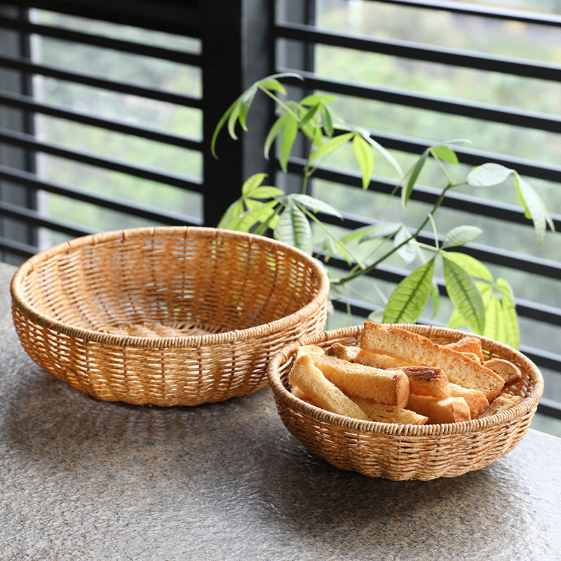 Handmade Natural Woven Fruit Bowl