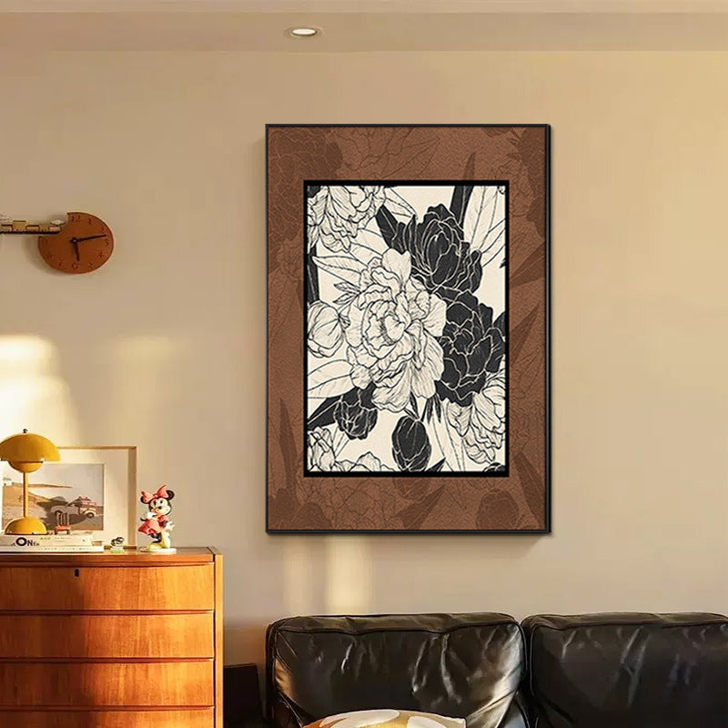 Floral-Inspired Framed Artwork