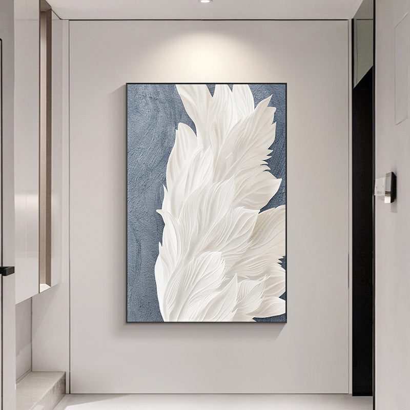 Elegant Floral Textured Wall Art