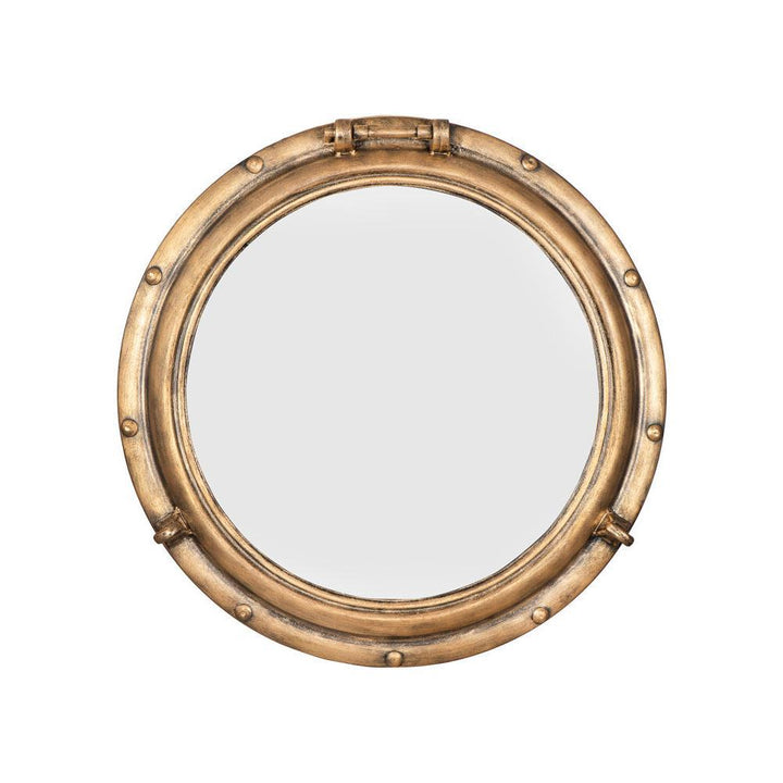 Nautical-Inspired Round Decorative Wall Mirror