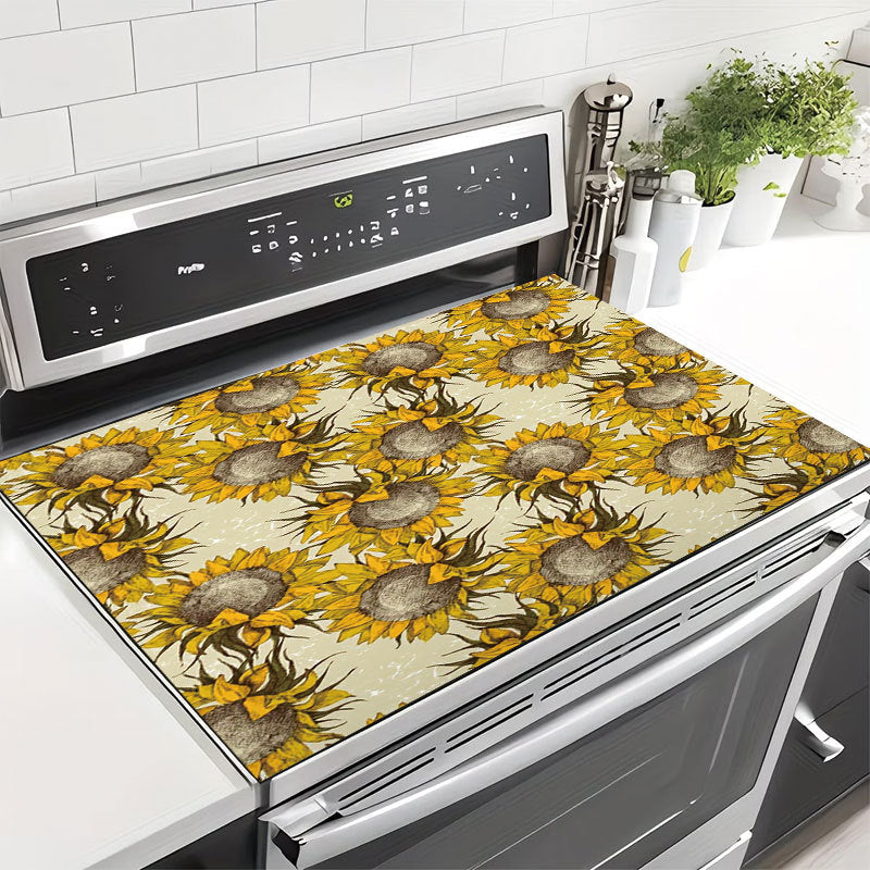 Decorative Heart and Bow-Themed Kitchen Mat