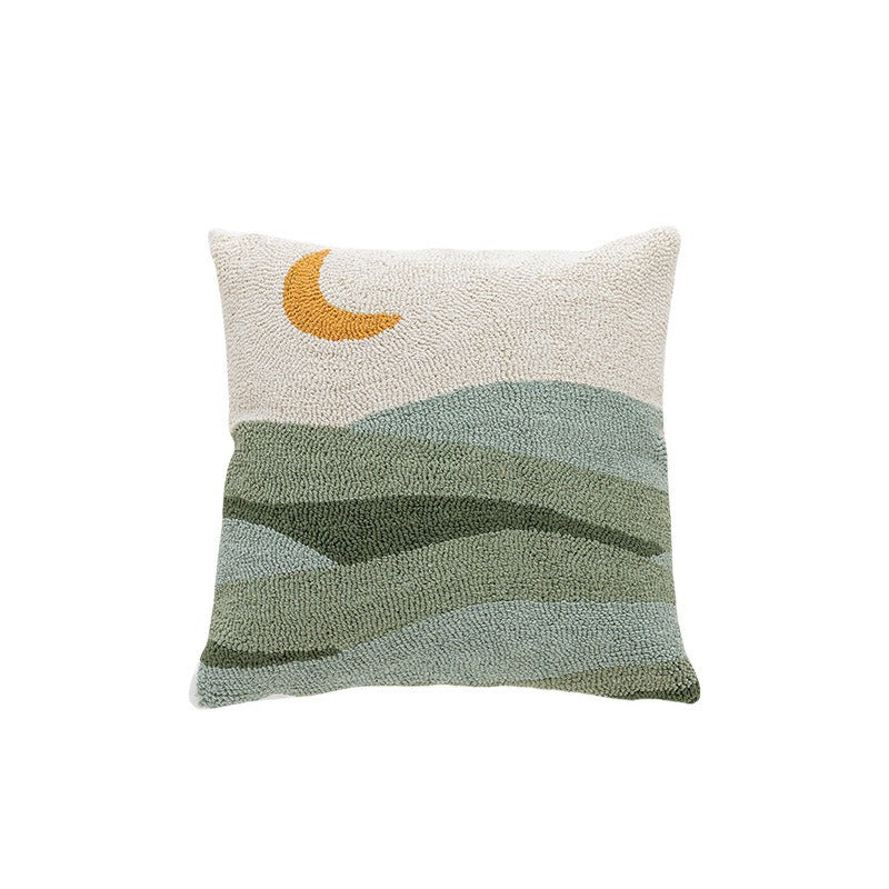 Textured Abstract Decorative Pillow