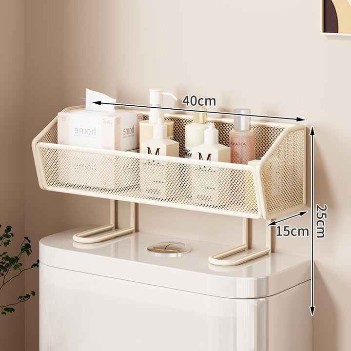 Mesh Two-Tier Bathroom & Countertop Organizer Shelf
