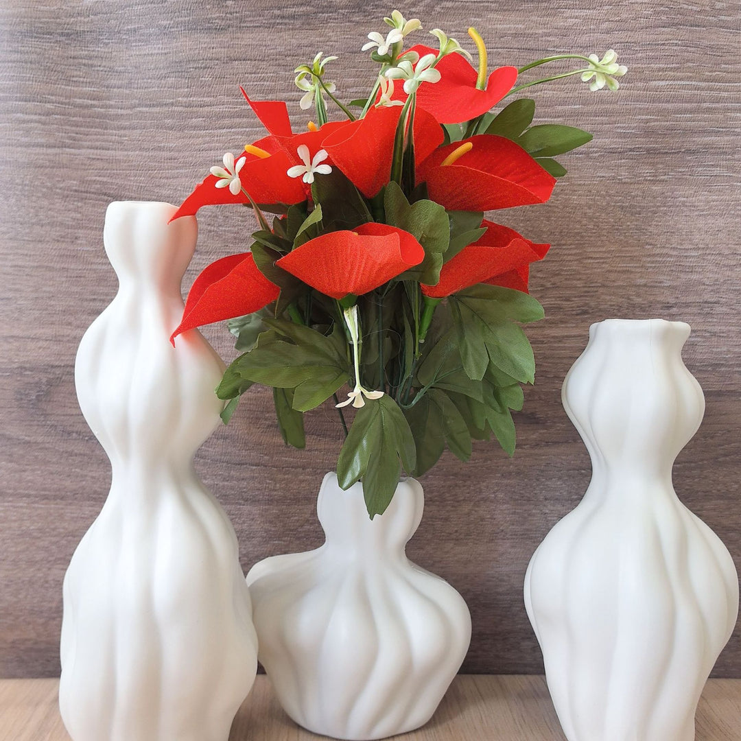 Abstract Textured Decorative Vase